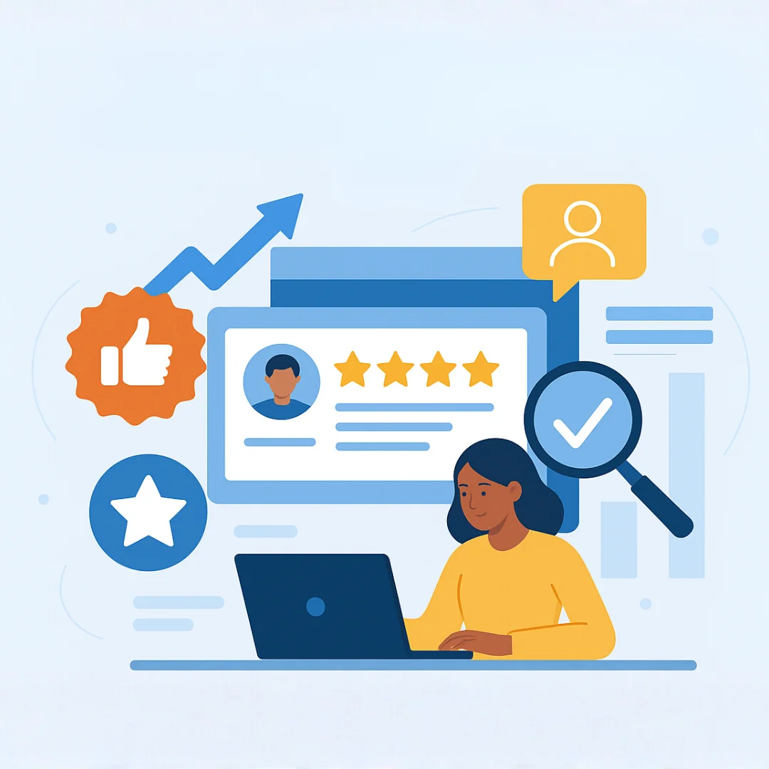 Featured image - online reviews for business growth